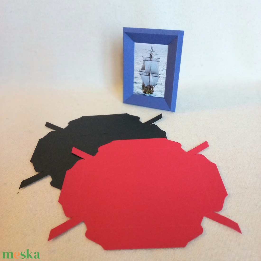 karton hajtogatható képkeret - kellékek & szerszámok - hobby fa alapanyag - képkeret - Meska.hu