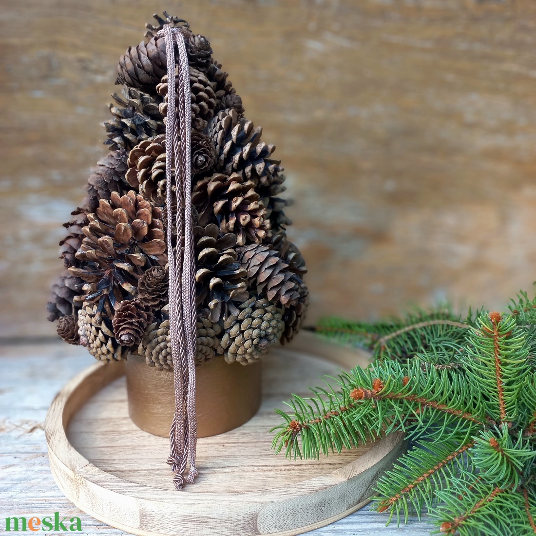 TOBOZ épített fenyő asztali dísz - karácsony - adventi díszek - adventi asztaldísz - Meska.hu TOBOZ épített fenyő asztali dísz - karácsony - adventi díszek - adventi asztaldísz - Meska.hu