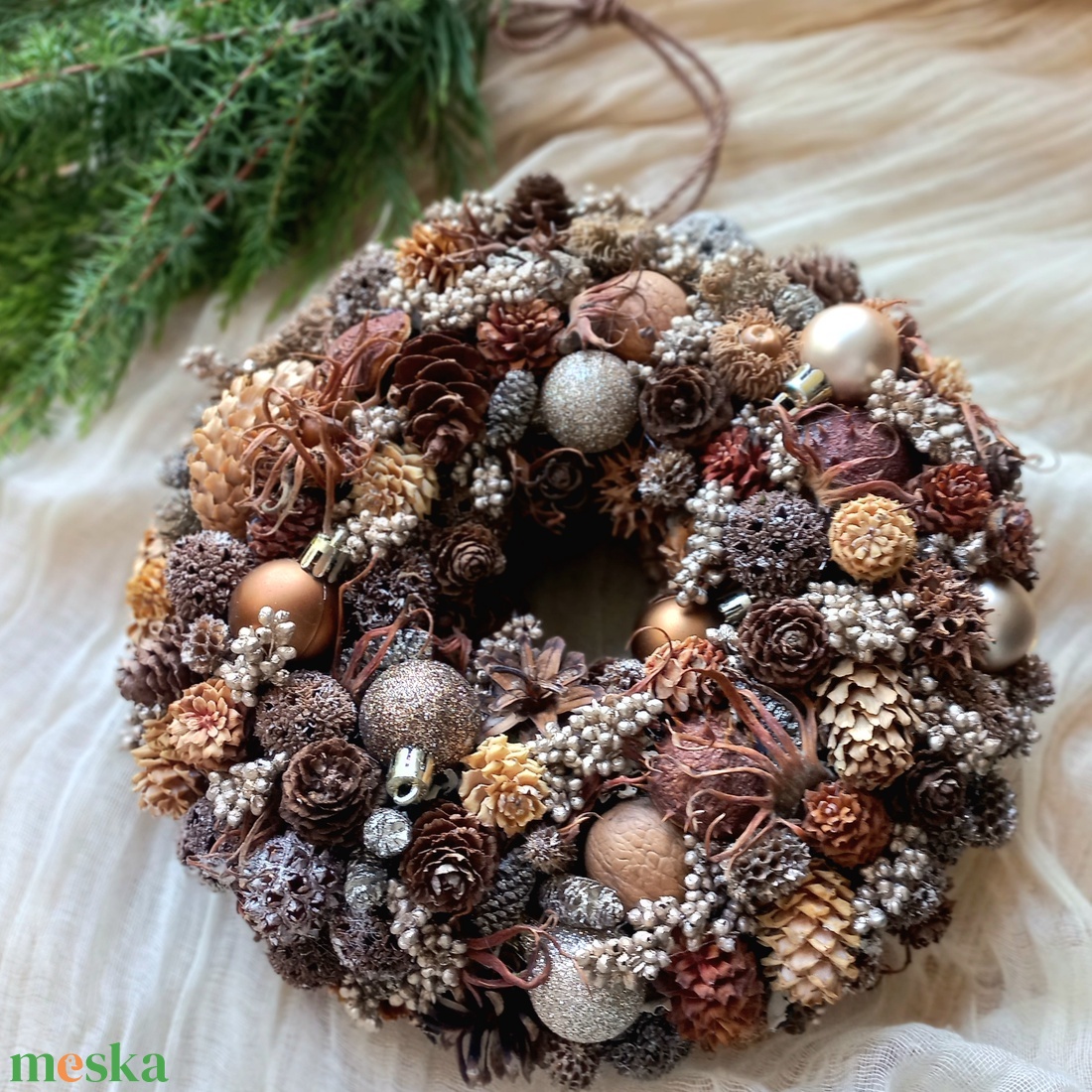 PEZSGŐ TOBOZ karácsonyi ajtódísz - karácsony - adventi díszek - adventi ajtódísz - Meska.hu PEZSGŐ TOBOZ karácsonyi ajtódísz - karácsony - adventi díszek - adventi ajtódísz - Meska.hu