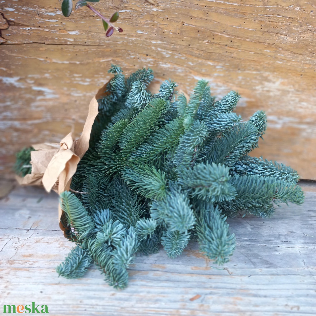 NOBILIS fenyő csokor - karácsony - adventi díszek - adventi asztaldísz - Meska.hu