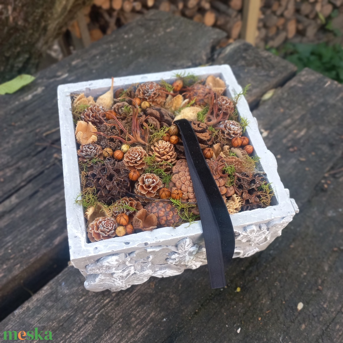 SÍRDÍSZ gipsz kocka - otthon & életmód - vallás - temetkezési tárgy - sírdísz, kegyeleti dísz - Meska.hu