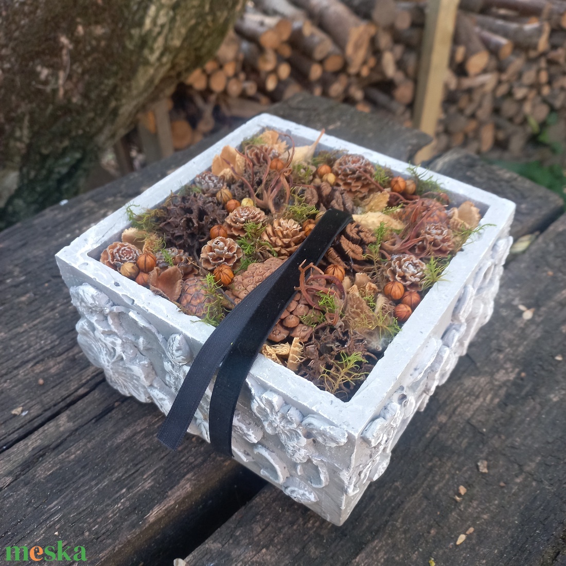 SÍRDÍSZ gipsz kocka - otthon & életmód - vallás - temetkezési tárgy - sírdísz, kegyeleti dísz - Meska.hu