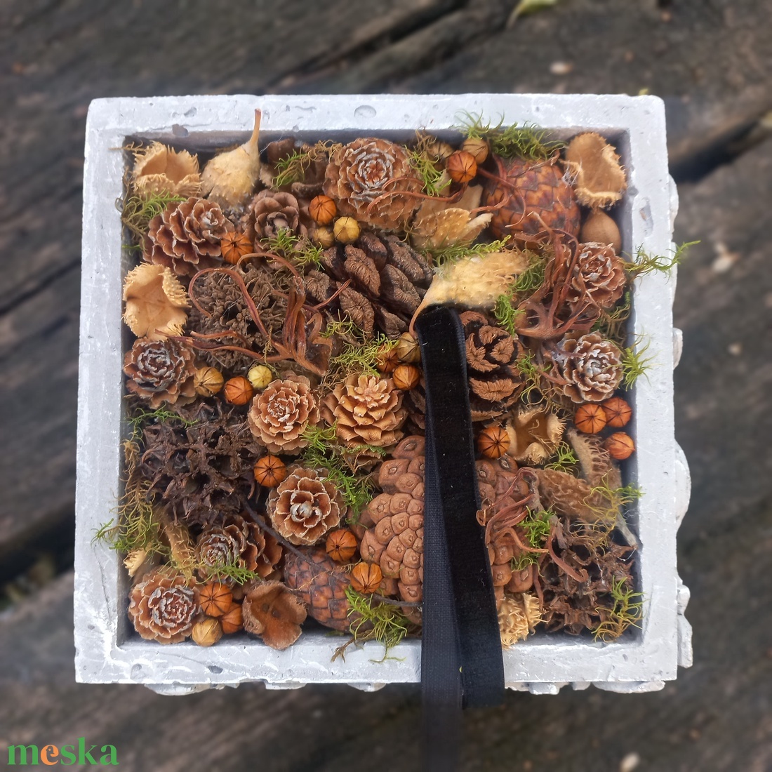 SÍRDÍSZ gipsz kocka - otthon & életmód - vallás - temetkezési tárgy - sírdísz, kegyeleti dísz - Meska.hu