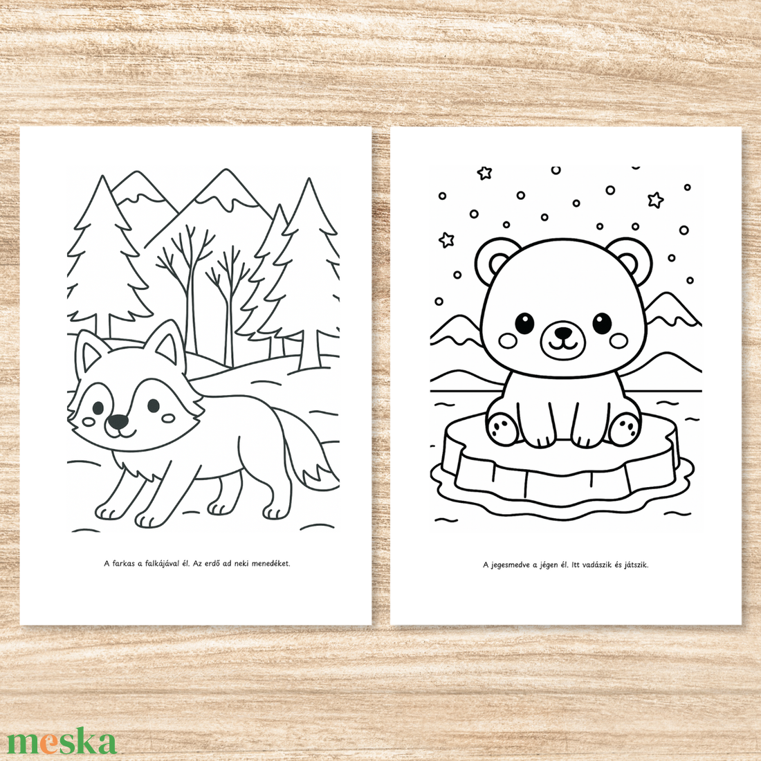 Színező gyerekeknek  Letölthető, azonnal nyomtatható  Állatok és természet (PDF, 20 oldal) - otthon & életmód - papír, írószer - színező - Meska.hu