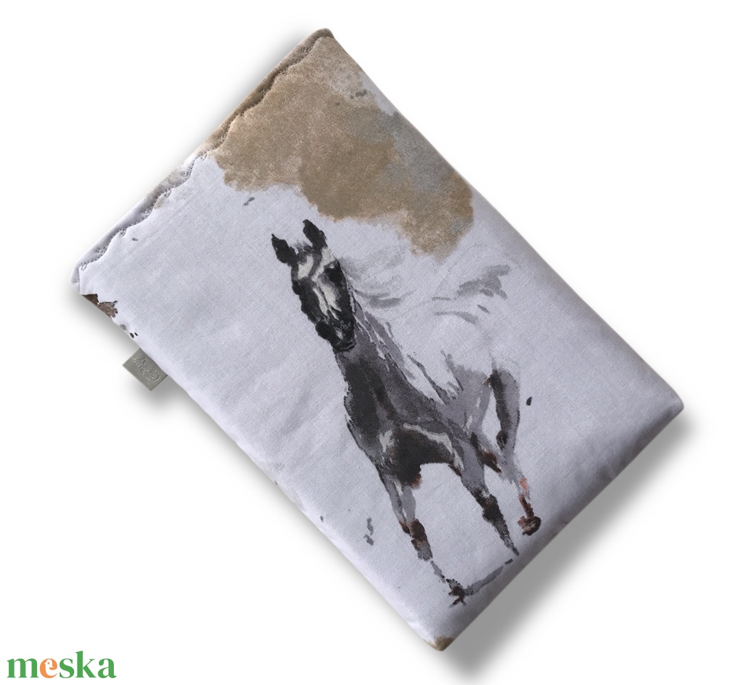 Ló mintás könyvtok gombos zárral  - könyv & zene - könyvtok - Meska.hu