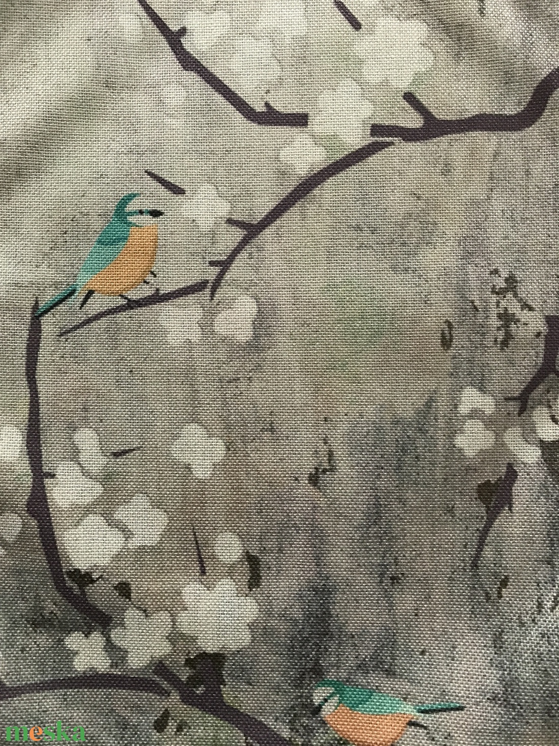  Madarak mintás egyedi gymbag hátizsák, edzéshez, úszáshoz, kiránduláshoz - táska & tok - hátizsák - tornazsák, gymbag - Meska.hu