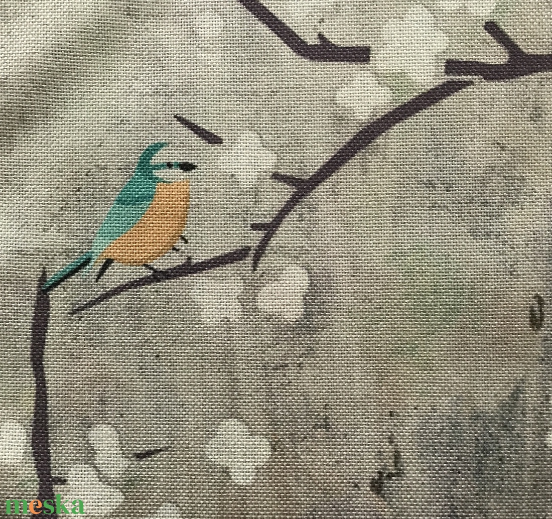  Madarak mintás egyedi gymbag hátizsák, edzéshez, úszáshoz, kiránduláshoz - táska & tok - hátizsák - tornazsák, gymbag - Meska.hu