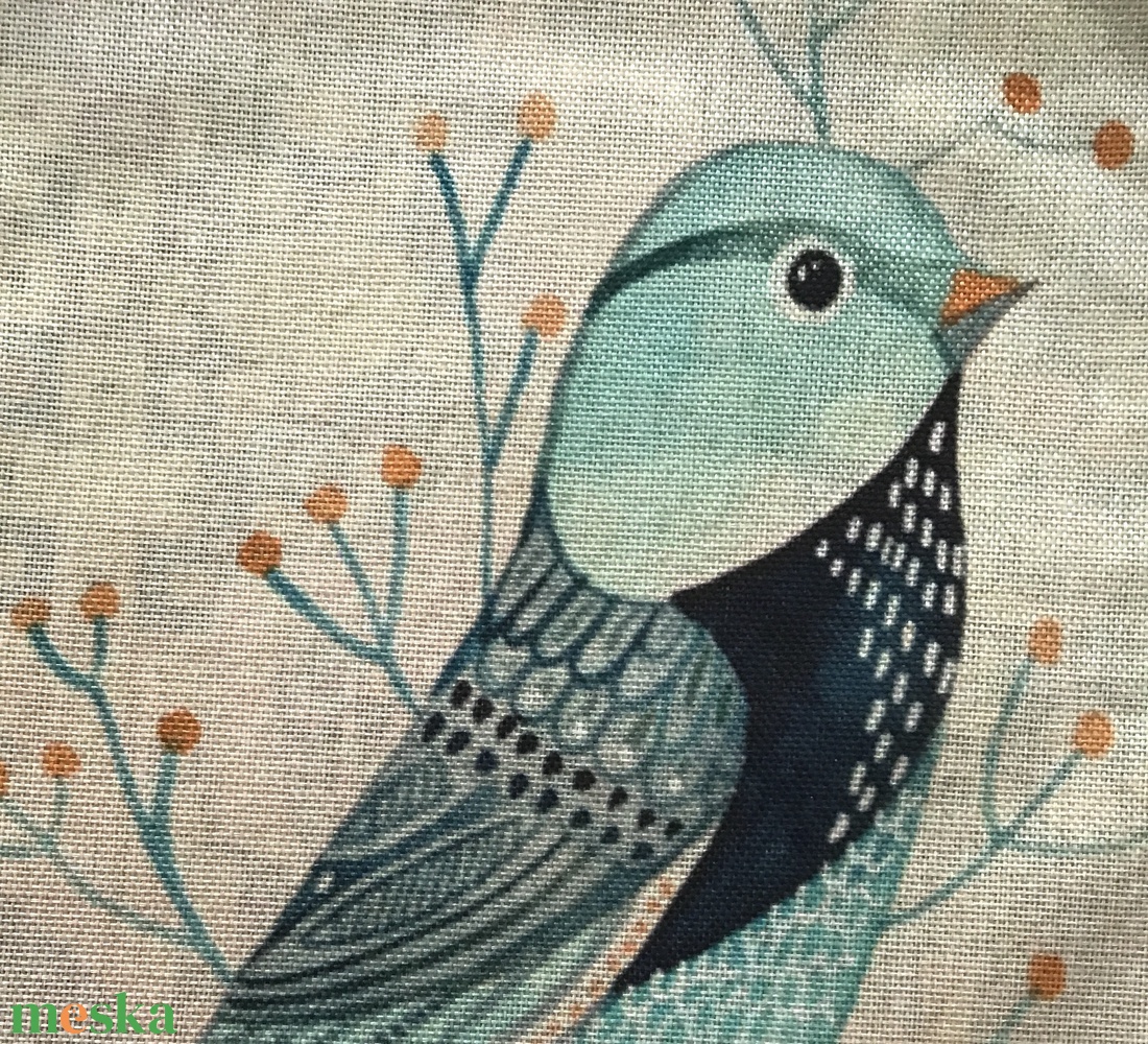  Madarak mintás egyedi gymbag hátizsák, edzéshez, úszáshoz, kiránduláshoz - táska & tok - hátizsák - hátizsák - Meska.hu