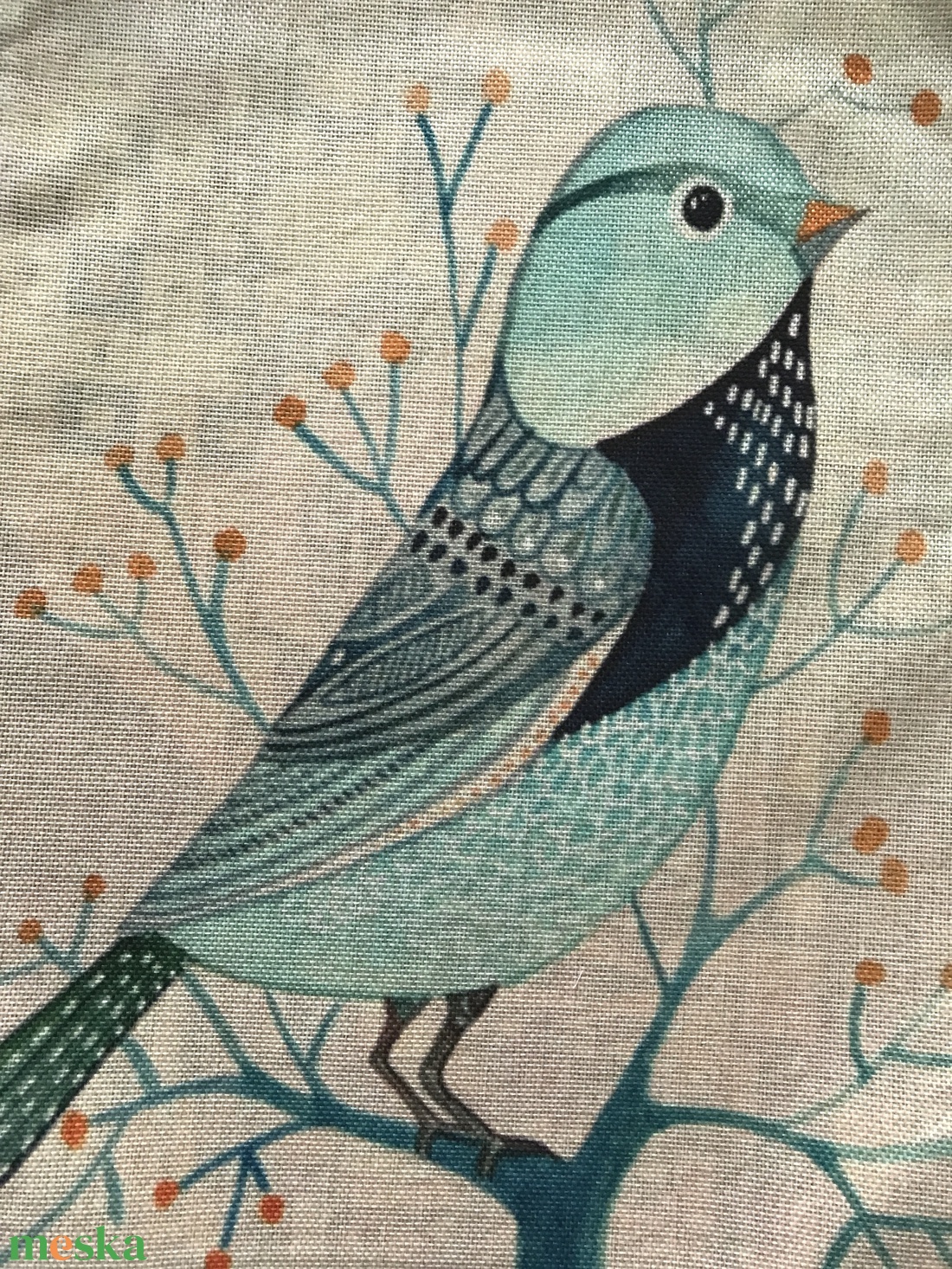  Madarak mintás egyedi gymbag hátizsák, edzéshez, úszáshoz, kiránduláshoz - táska & tok - hátizsák - hátizsák - Meska.hu