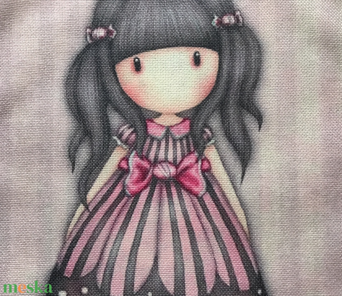 Kislány mintás egyedi gymbag hátizsák - táska & tok - hátizsák - hátizsák - Meska.hu