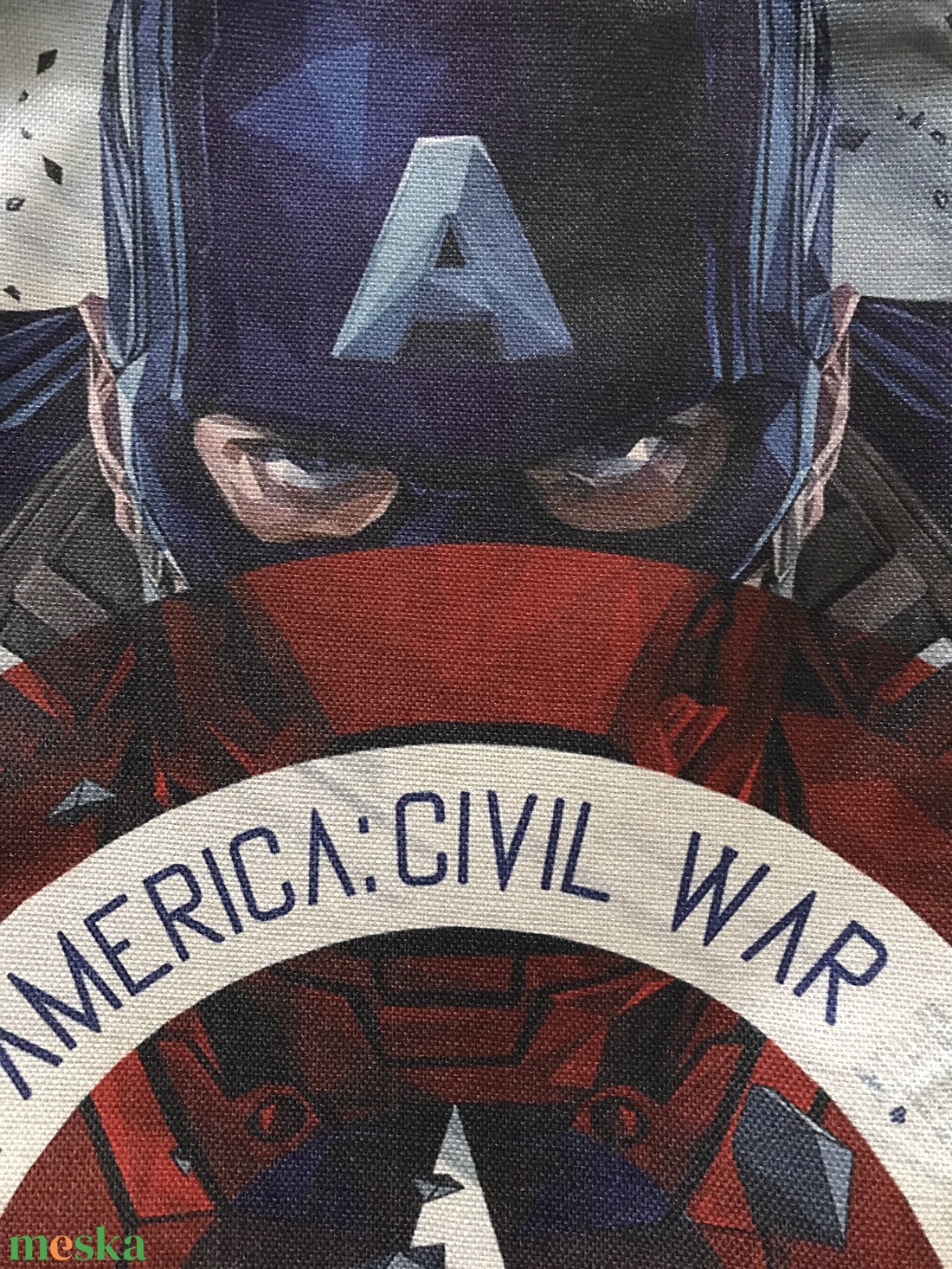  Amerika kapitány mintás egyedi gymbag hátizsák, edzéshez, úszáshoz, kiránduláshoz - táska & tok - hátizsák - tornazsák, gymbag - Meska.hu