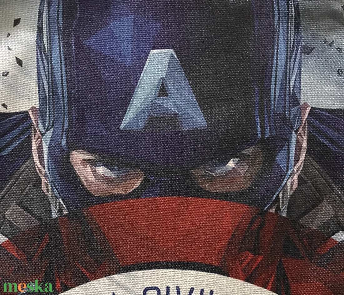  Amerika kapitány mintás egyedi gymbag hátizsák, edzéshez, úszáshoz, kiránduláshoz - táska & tok - hátizsák - tornazsák, gymbag - Meska.hu