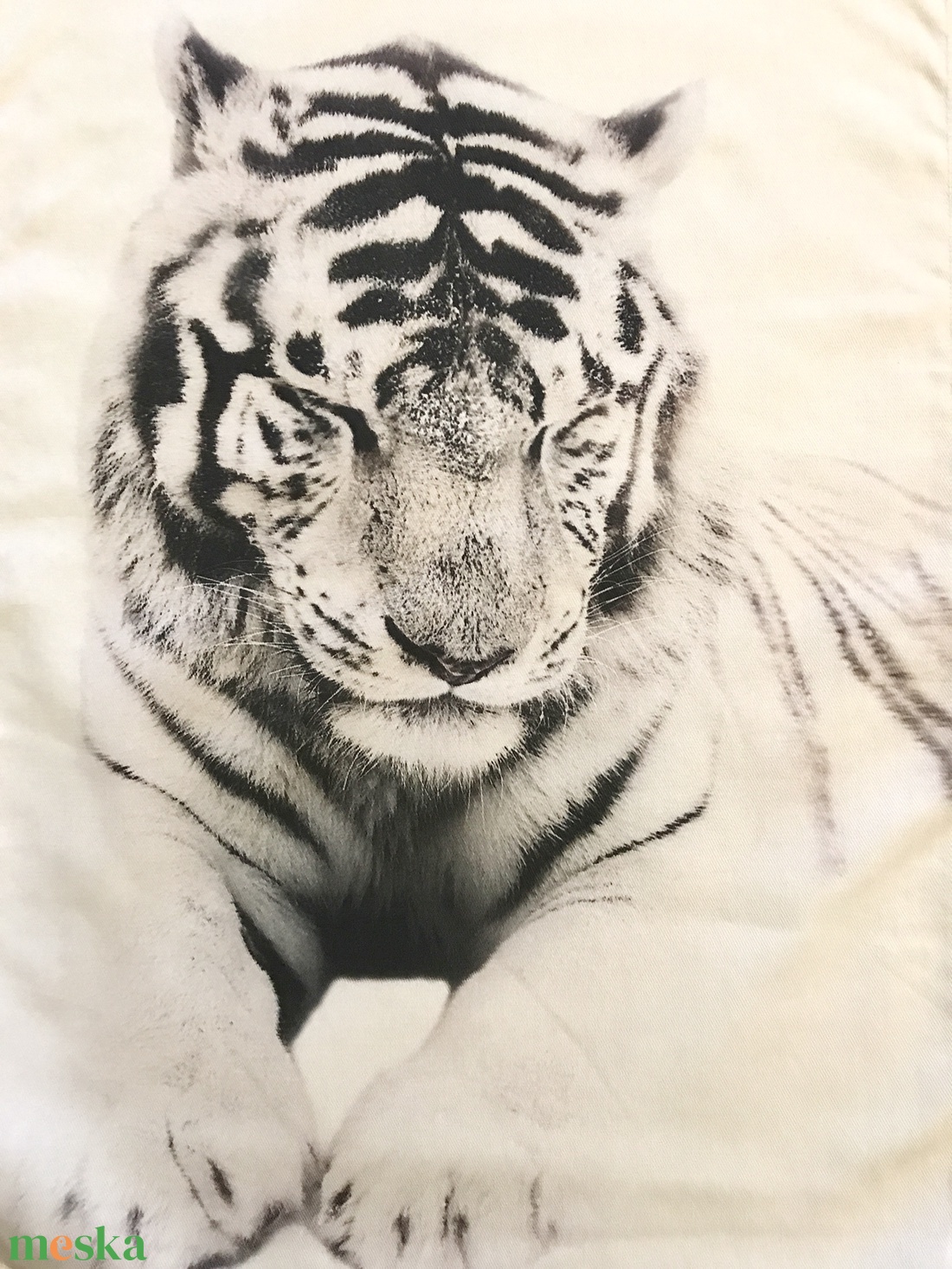 Tigris mintás egyedi gymbag hátizsák, edzéshez, úszáshoz, kiránduláshoz - táska & tok - hátizsák - tornazsák, gymbag - Meska.hu