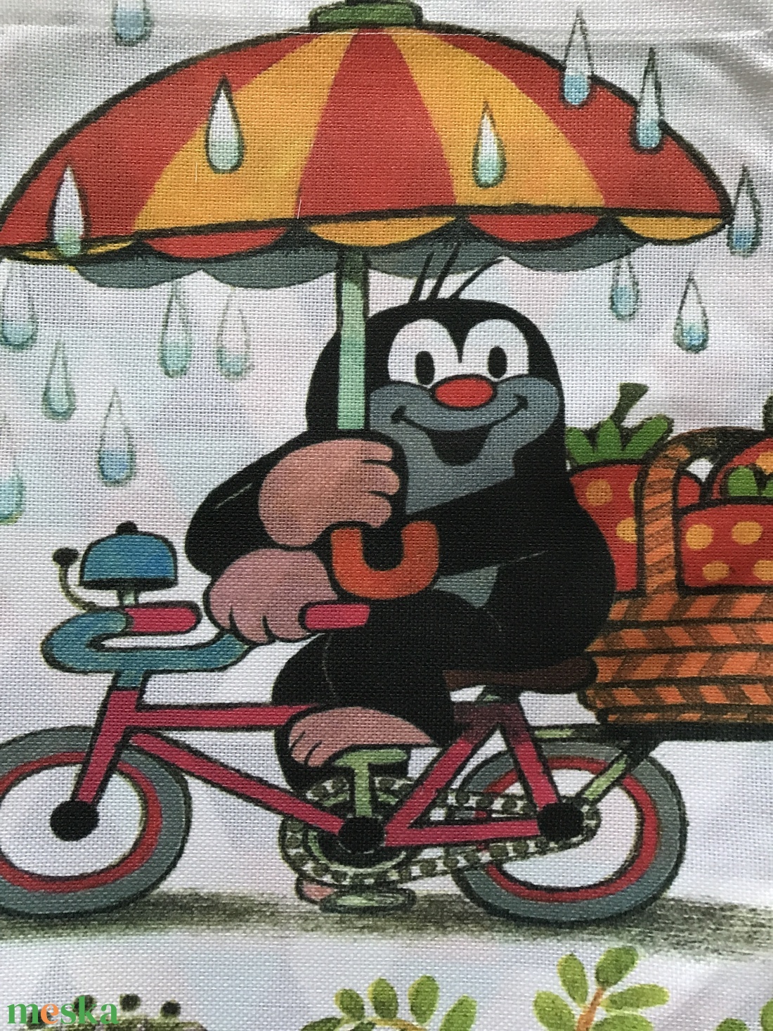 Kisvakond mintás egyedi gymbag hátizsák - Artiroka - táska & tok - hátizsák - tornazsák, gymbag - Meska.hu