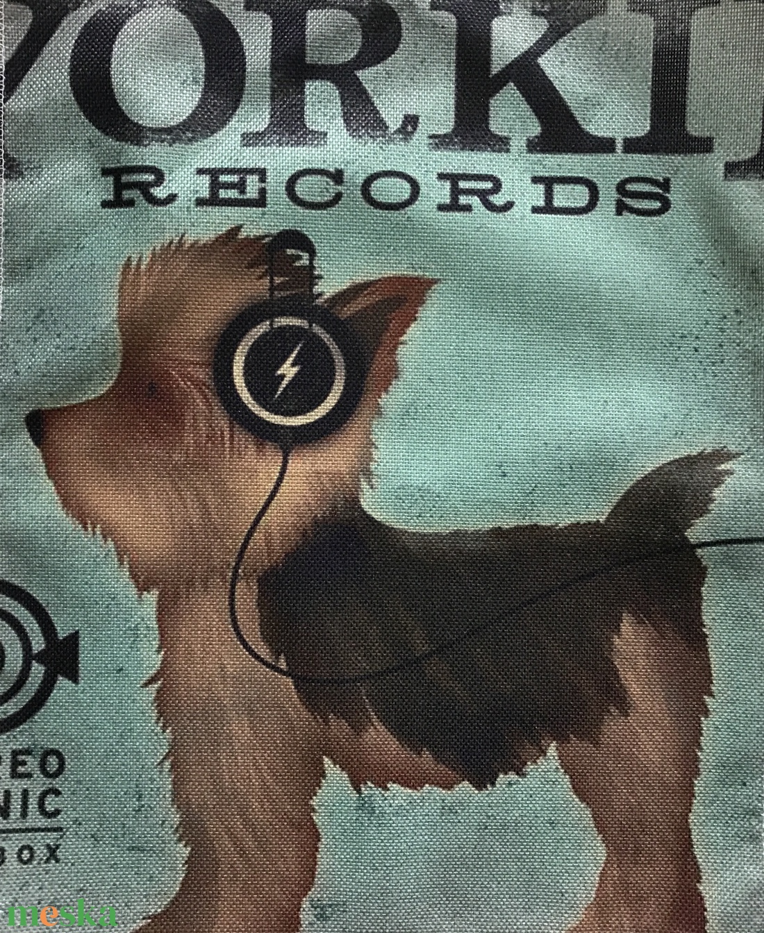 Yorki kutya mintás egyedi gymbag hátizsák - Artiroka - táska & tok - hátizsák - tornazsák, gymbag - Meska.hu