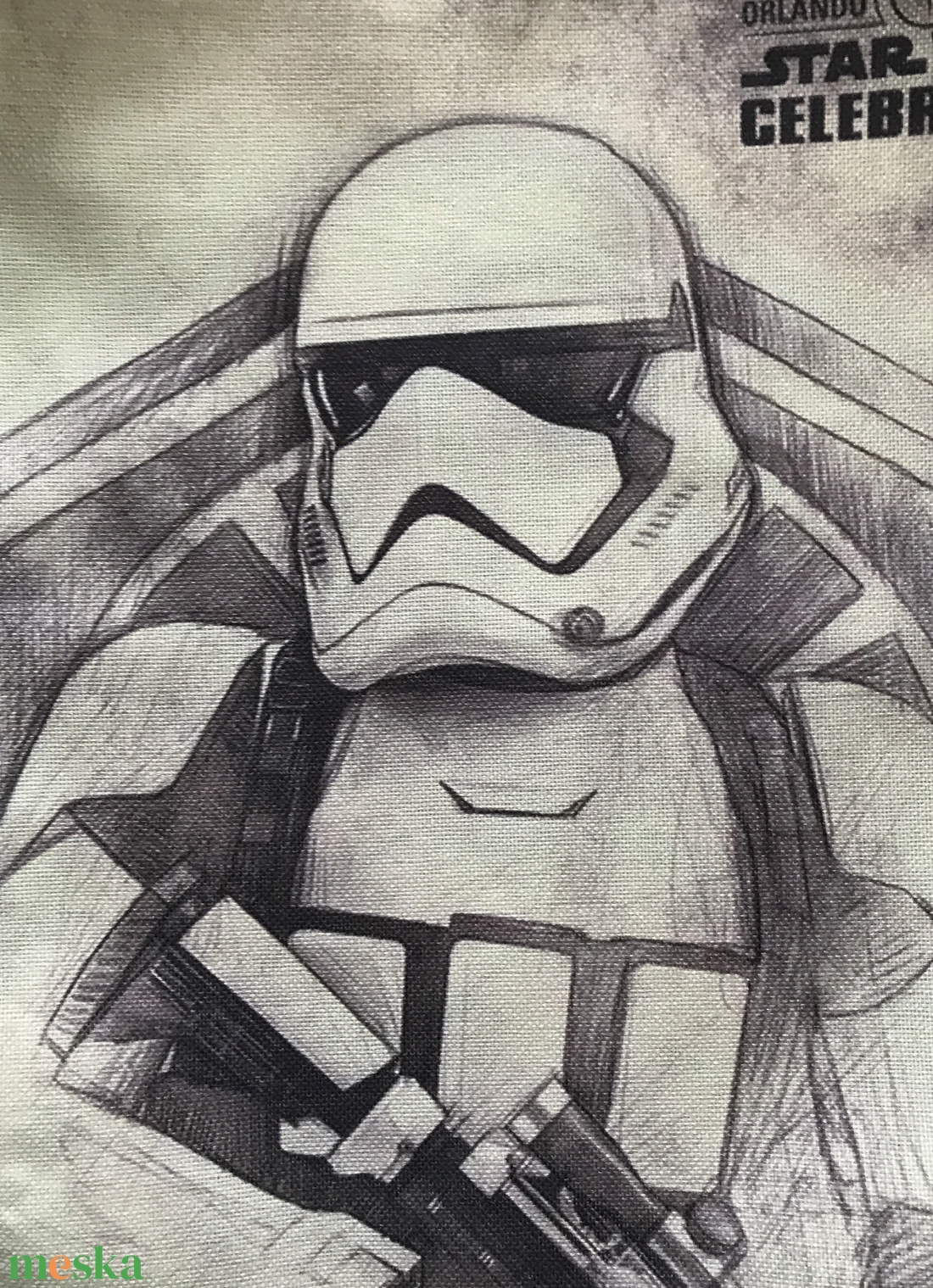 Star Wars rajz mintás egyedi gymbag hátizsák, edzéshez, úszáshoz, kiránduláshoz - táska & tok - hátizsák - tornazsák, gymbag - Meska.hu