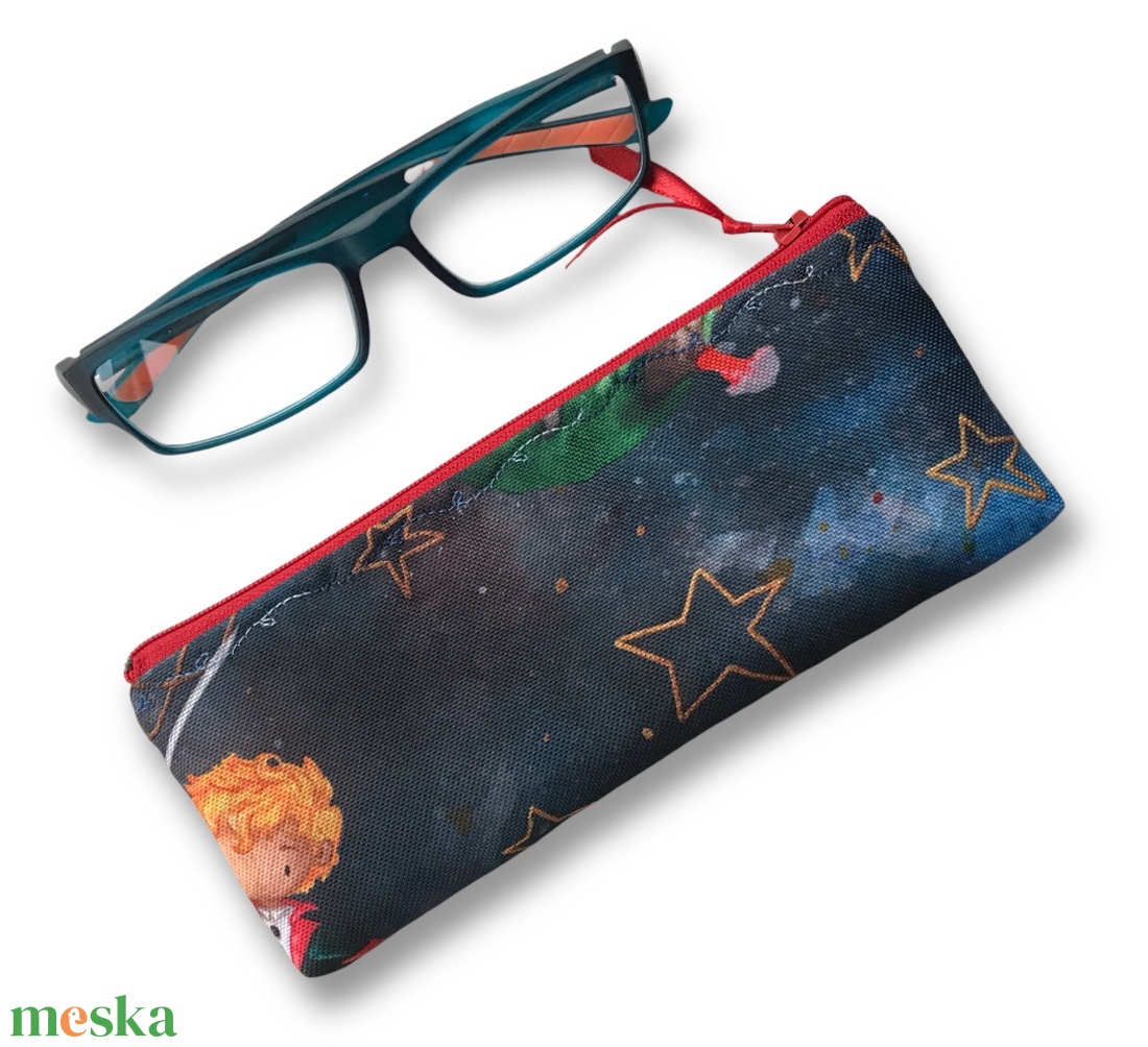 Kis herceg mintás vízálló  tolltartó neszesszer vagy szemüvegtok  - táska & tok - pénztárca & más tok - pénztárca - női pénztárca - Meska.hu