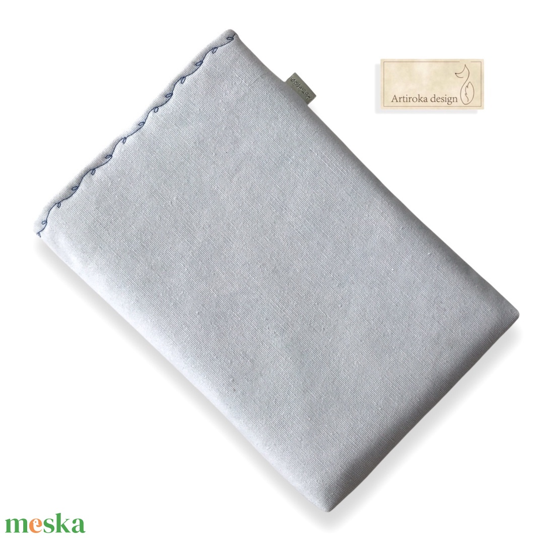 Pillangó mintás natúr könyvtok, gombos zárral  - Artiroka design - könyv & zene - könyvtok - Meska.hu