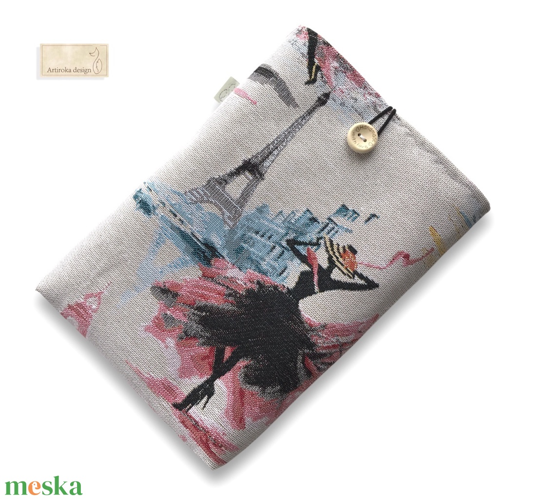 Párizs, Eiffel torony mintás, goblein könyvtok - Artiroka - könyv & zene - könyvtok - Meska.hu