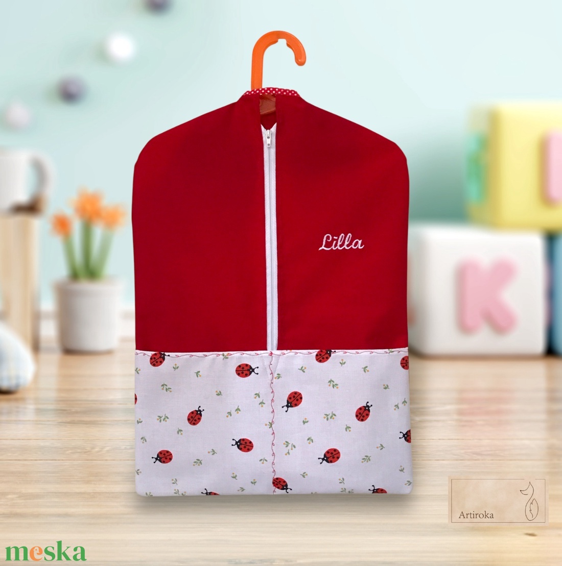 Katica mintás ÓVODAI / OVIS ZSÁK akár szettben is   - játék & sport - ovis felszerelés - ovis szett - Meska.hu