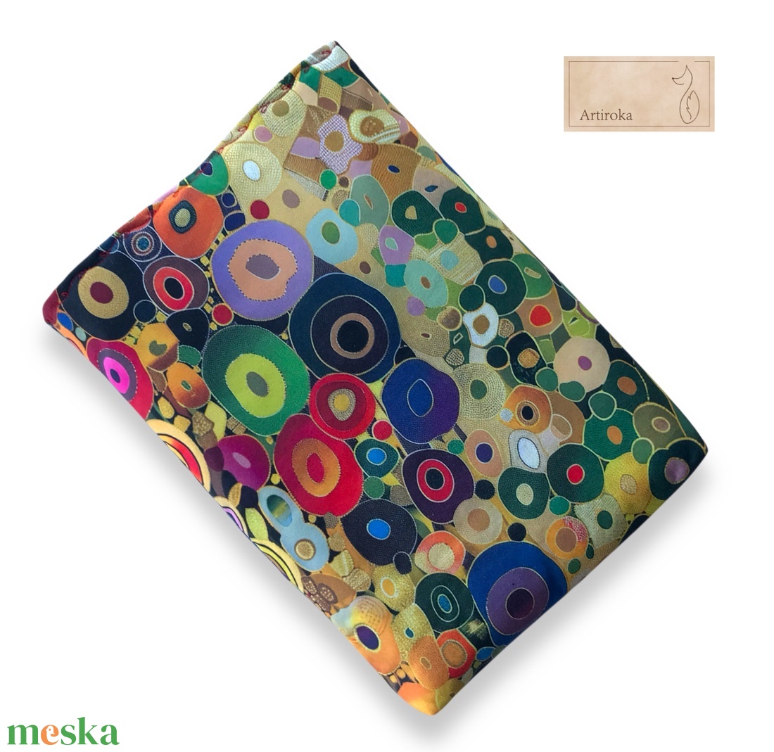 Színes könyvtok, ebook tok, választható zárral  - könyv & zene - könyvtok - Meska.hu