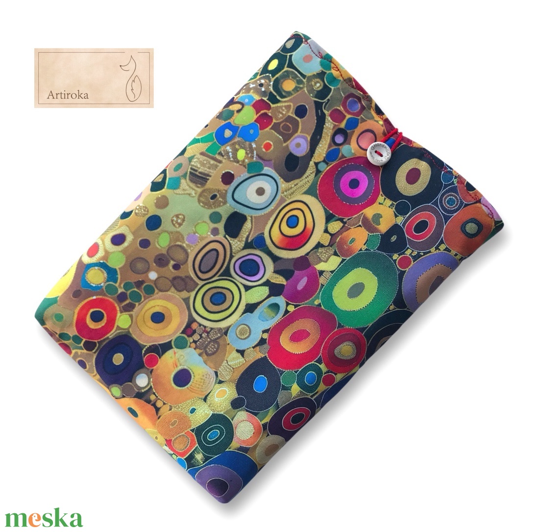 Színes könyvtok, ebook tok, választható zárral  - könyv & zene - könyvtok - Meska.hu