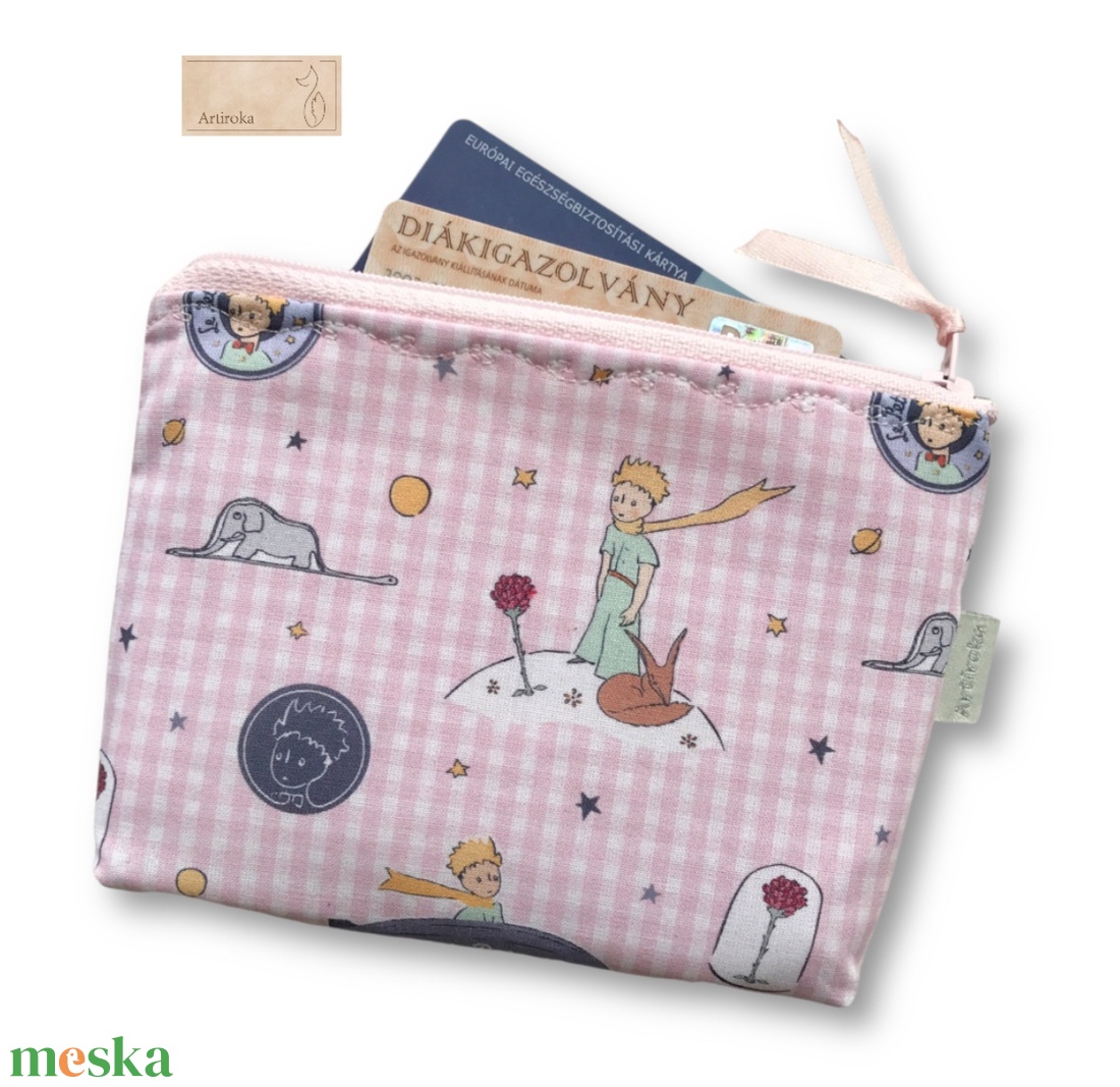 A kis herceg mintás  egyedi irattartó pénztárca  - táska & tok - pénztárca & más tok - pénztárca - női pénztárca - Meska.hu