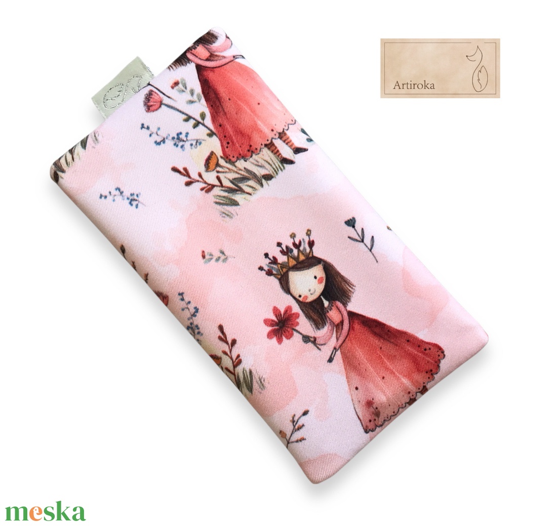 Királylány mintás, prémium papírzsebkendő tartó tok - táska & tok - pénztárca & más tok - zsebkendőtartó tok - Meska.hu