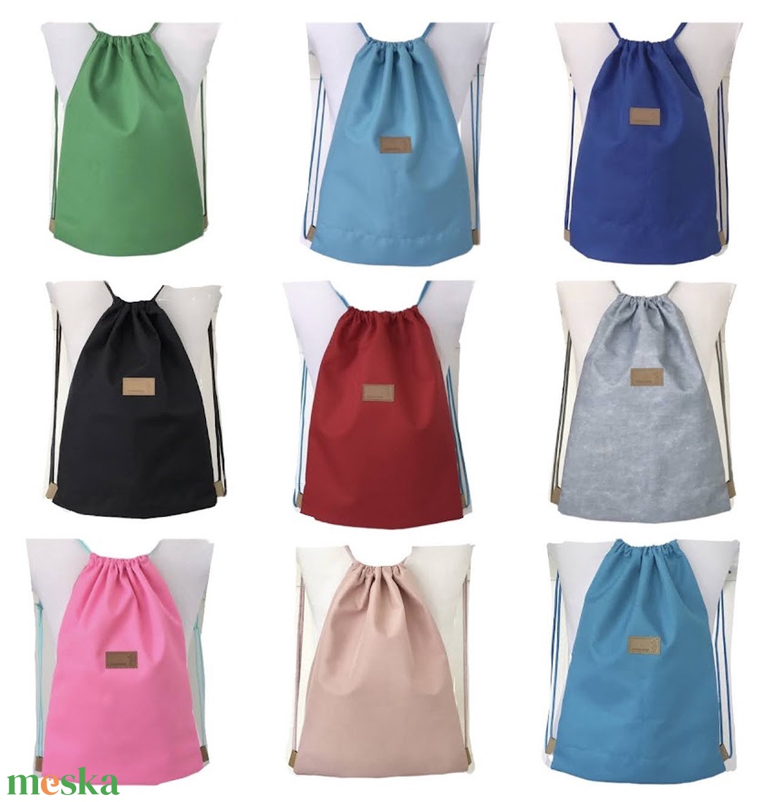 Páva mintás gymbag hátizsák  - táska & tok - hátizsák - hátizsák - Meska.hu