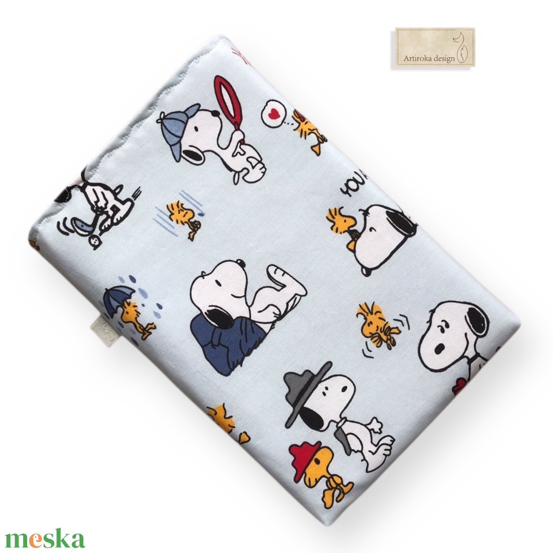 Snoopy kutya és barátai mintás KÖNYVTOK  - könyv & zene - könyvtok - Meska.hu