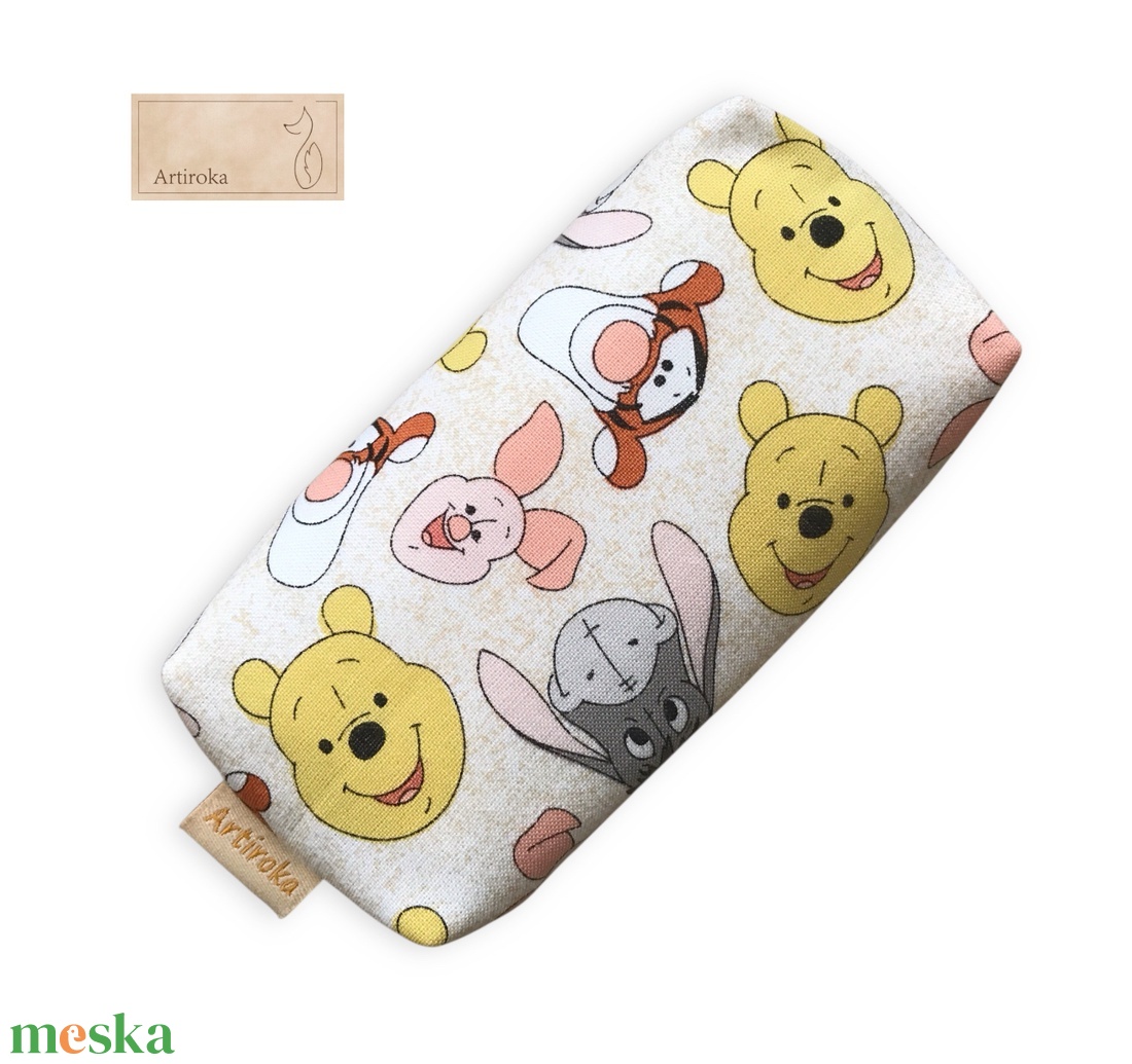 Papírzsebkendő tartó Micimackó és barátai mintás  - táska & tok - pénztárca & más tok - zsebkendőtartó tok - Meska.hu