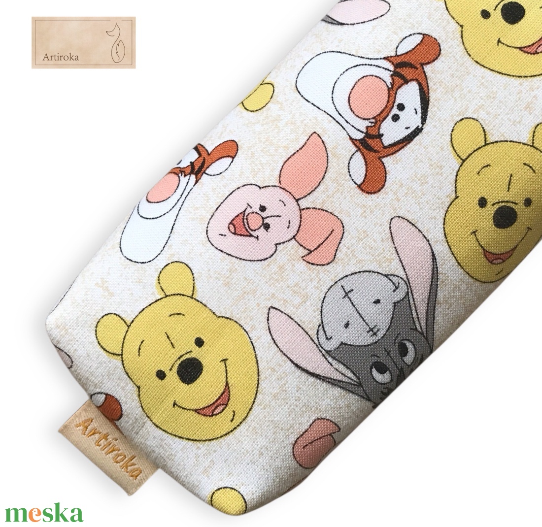 Papírzsebkendő tartó Micimackó és barátai mintás  - táska & tok - pénztárca & más tok - zsebkendőtartó tok - Meska.hu