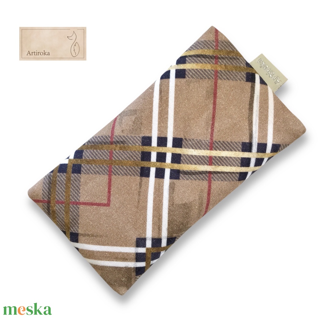 Burberry kockás prémium pamut, elegáns papírzsebkendő tartó - Artiroka - táska & tok - pénztárca & más tok - zsebkendőtartó tok - Meska.hu