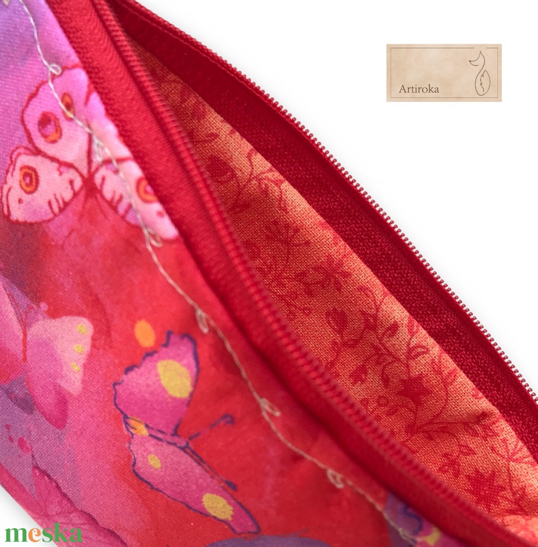 Pillangók szárnyán - színes, pillangó mintás prémium irattartó pénztárca  - táska & tok - pénztárca & más tok - pénztárca - női pénztárca - Meska.hu