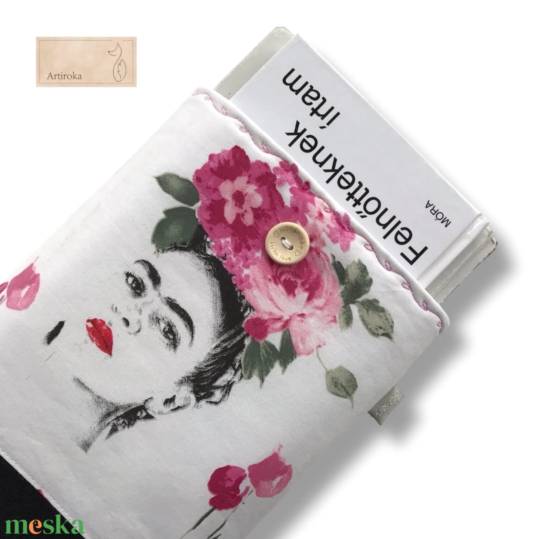 Frida Kahlo mintás könyvtok vagy tablet tartó tok    -  Artiroka design  - könyv & zene - könyvtok - Meska.hu