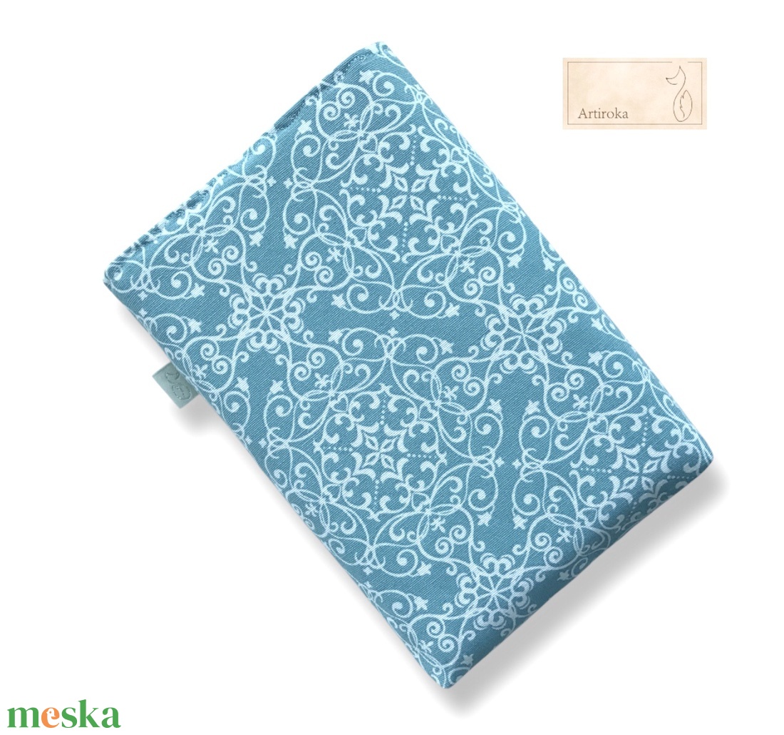KÖNYVTOK, mozaiklap mintával,  gombos zárral  - Artiroka design  - könyv & zene - könyvtok - Meska.hu