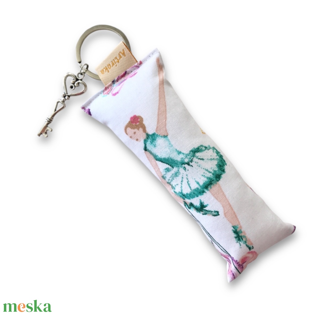Balettos lány  mintás egyedi kulcstartó - balerina -  Artiroka design - táska & tok - kulcstartó & táskadísz - kulcstartó - Meska.hu
