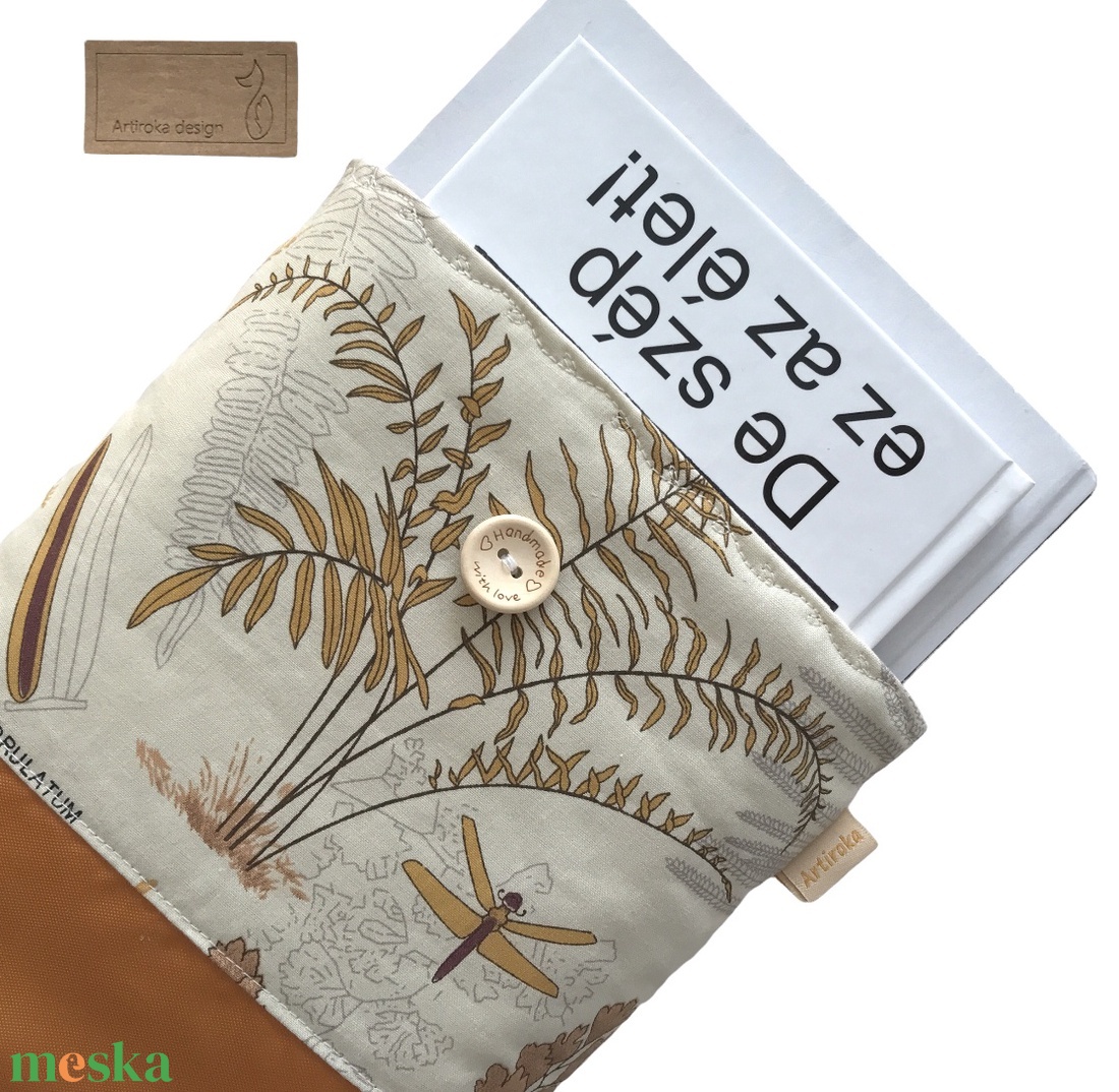 KÖNYVTOK - Páfrány és szitakötő mintás pamut textil könyvtok - könyv & zene - könyvtok - Meska.hu KÖNYVTOK - Páfrány és szitakötő mintás pamut textil könyvtok - könyv & zene - könyvtok - Meska.hu