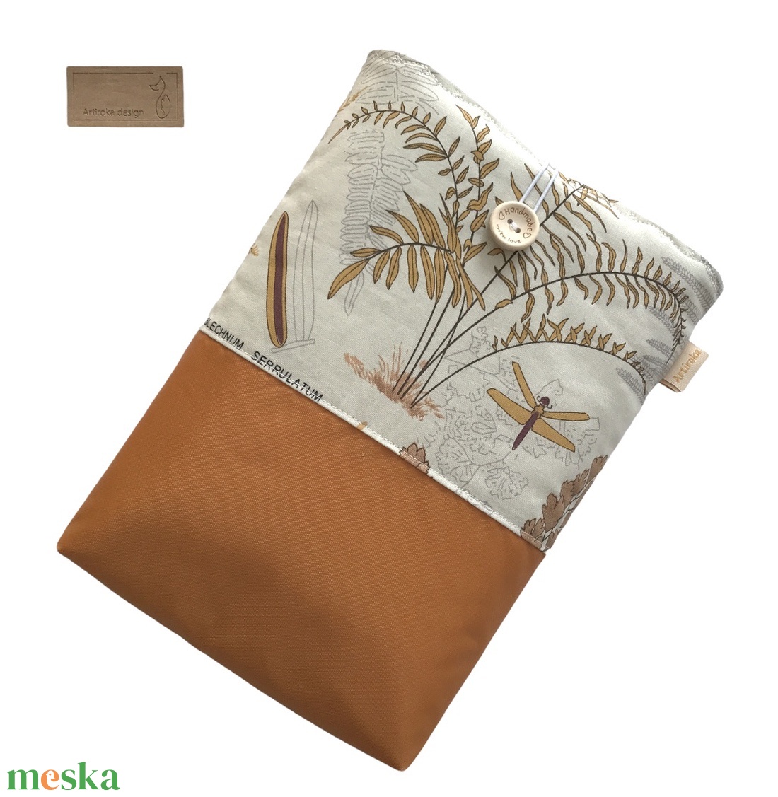 KÖNYVTOK - Páfrány és szitakötő mintás pamut textil könyvtok - könyv & zene - könyvtok - Meska.hu KÖNYVTOK - Páfrány és szitakötő mintás pamut textil könyvtok - könyv & zene - könyvtok - Meska.hu