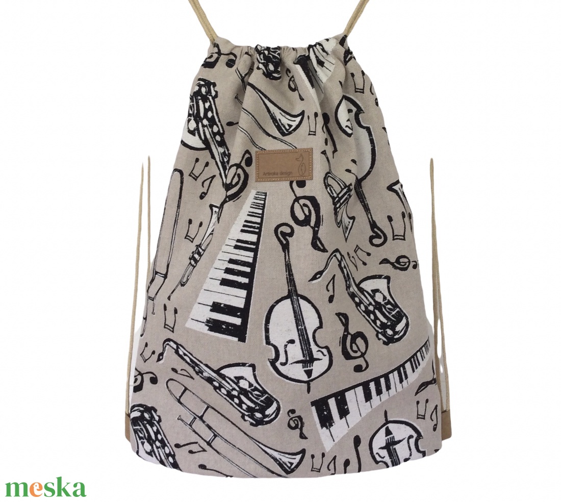 Zenészeknek - Zongora, trombita, cselló, klarinét és hangjegy mintás gymbag hátizsák - Artiroka design - táska & tok - hátizsák - hátizsák - Meska.hu Zenészeknek - Zongora, trombita, cselló, klarinét és hangjegy mintás gymbag hátizsák - Artiroka design - táska & tok - hátizsák - hátizsák - Meska.hu