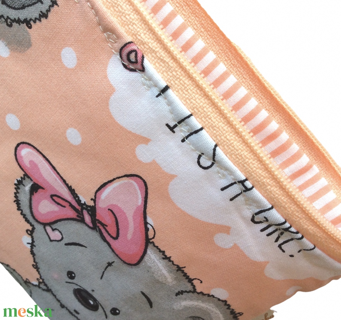 Kislány született!  - It�s a Girl! - Névhímzéssel is rendelhető  - táska & tok - neszesszer - Meska.hu