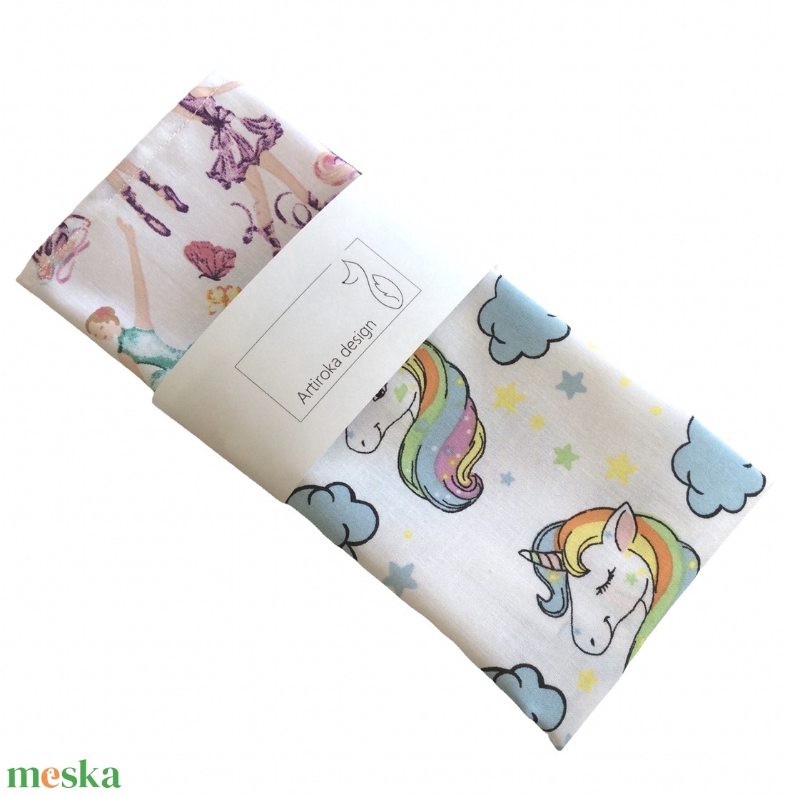 Unikornis mintás, pamut textil zsebkendő vagy szalvéta szett - Artiroka design - szépségápolás - egészségmegőrzési kellékek - Meska.hu Unikornis mintás, pamut textil zsebkendő vagy szalvéta szett - Artiroka design - szépségápolás - egészségmegőrzési kellékek - Meska.hu