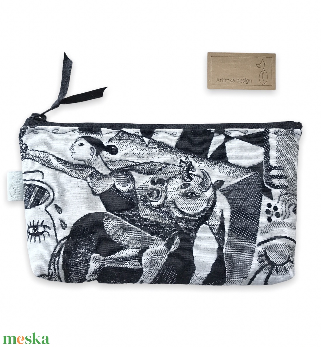 Picasso Guernica festmény részlet - neszesszer, szemüvegtok, tolltartó vagy mobiltok - Artiroka design - otthon & életmód - papír, írószer - tolltartó & ceruzatekercs - Meska.hu
