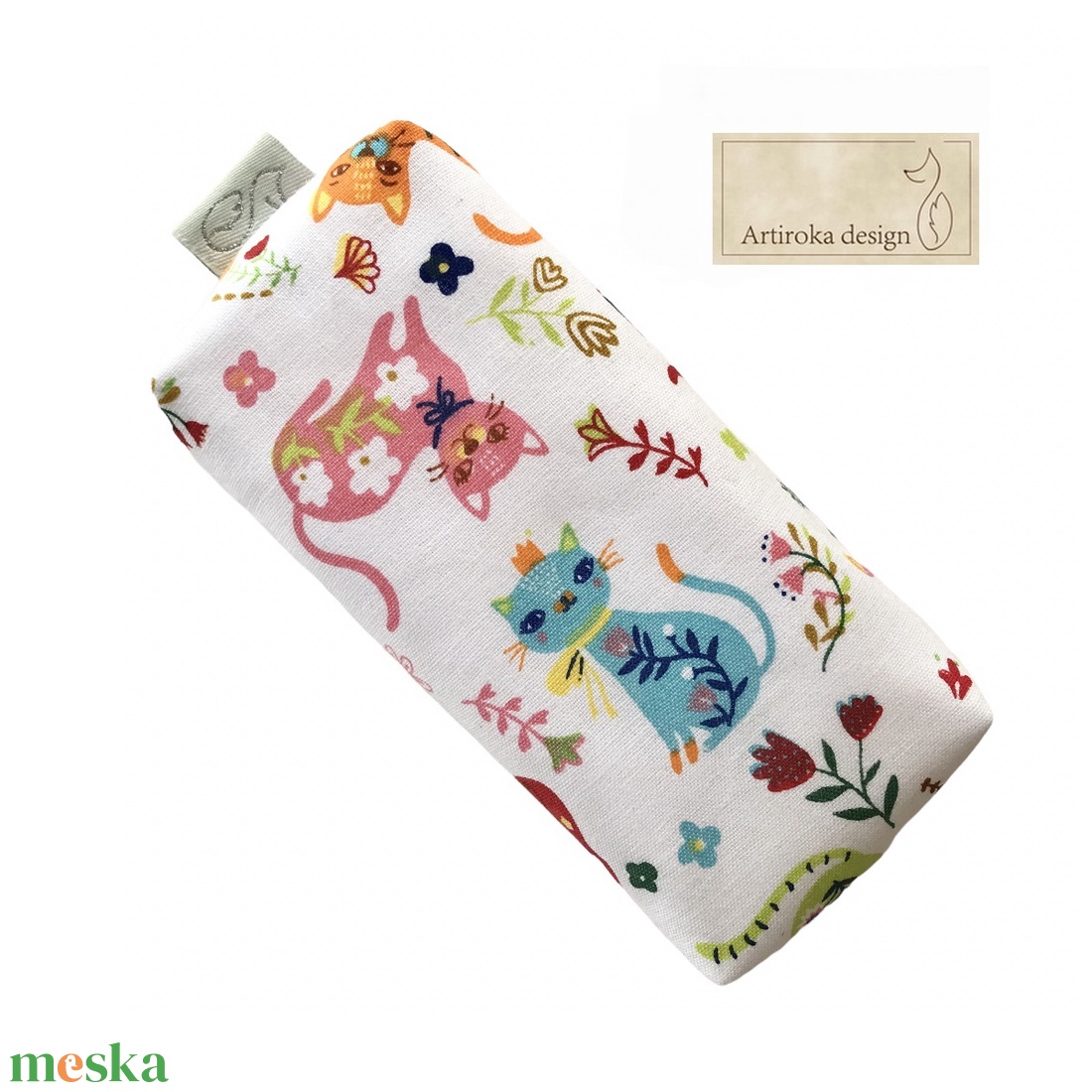 Cica mintás bélelt papírzsebkendő tartó - Artiroka design - táska & tok - pénztárca & más tok - zsebkendőtartó tok - Meska.hu Cica mintás bélelt papírzsebkendő tartó - Artiroka design - táska & tok - pénztárca & más tok - zsebkendőtartó tok - Meska.hu