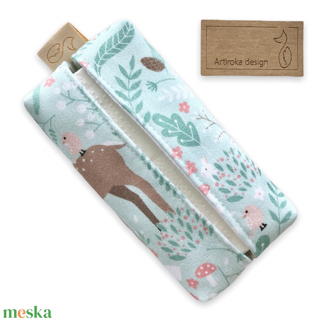 Róka, őzike, nyuszi és madár mintás prémium pamut textil papírzsebkendő tartó - Artiroka design - táska & tok - pénztárca & más tok - zsebkendőtartó tok - Meska.hu Róka, őzike, nyuszi és madár mintás prémium pamut textil papírzsebkendő tartó - Artiroka design - táska & tok - pénztárca & más tok - zsebkendőtartó tok - Meska.hu