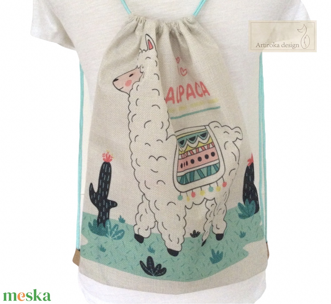 Ha itt egy Láma, nincs már dráma! - Láma mintás egyedi gymbag hátizsák - - Artiroka design - táska & tok - hátizsák - tornazsák, gymbag - Meska.hu Ha itt egy Láma, nincs már dráma! - Láma mintás egyedi gymbag hátizsák - - Artiroka design - táska & tok - hátizsák - tornazsák, gymbag - Meska.hu