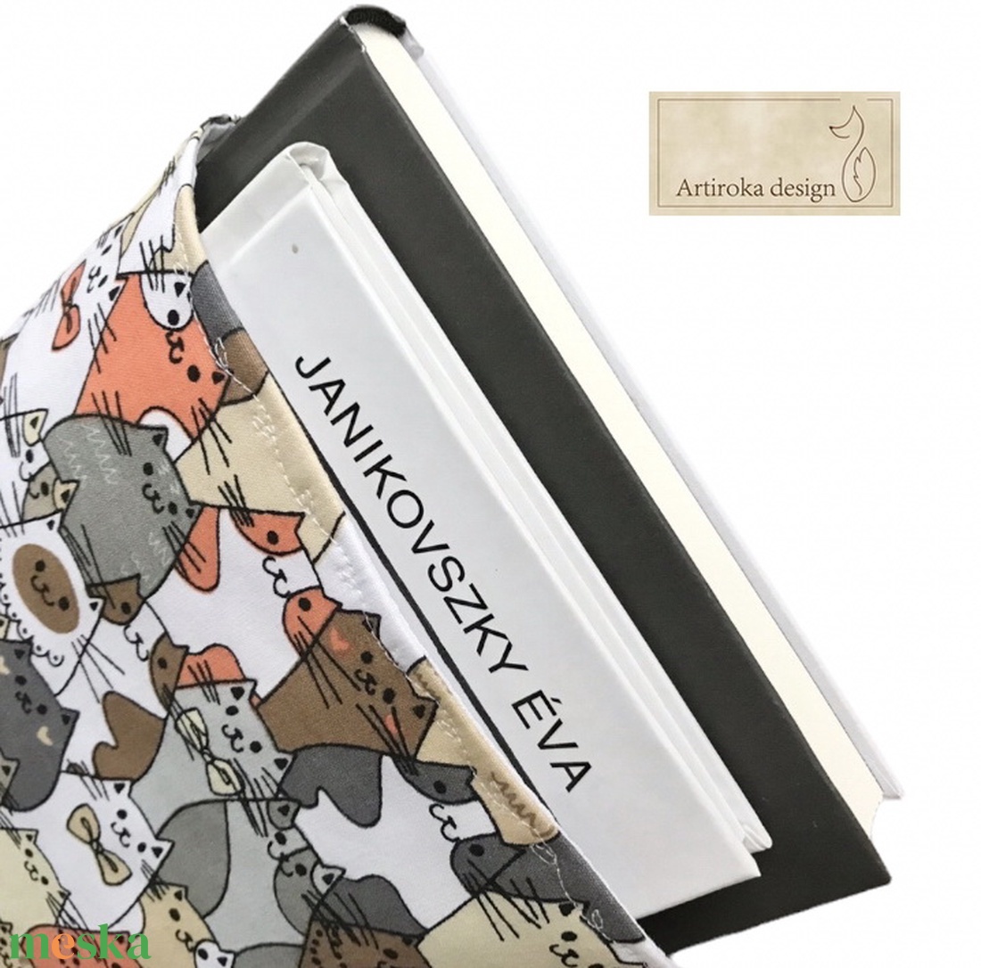 Cica sorakozó mintás pamut textil KÖNYVTOK - - Artiroka design - könyv & zene - könyvtok - Meska.hu Cica sorakozó mintás pamut textil KÖNYVTOK - - Artiroka design - könyv & zene - könyvtok - Meska.hu