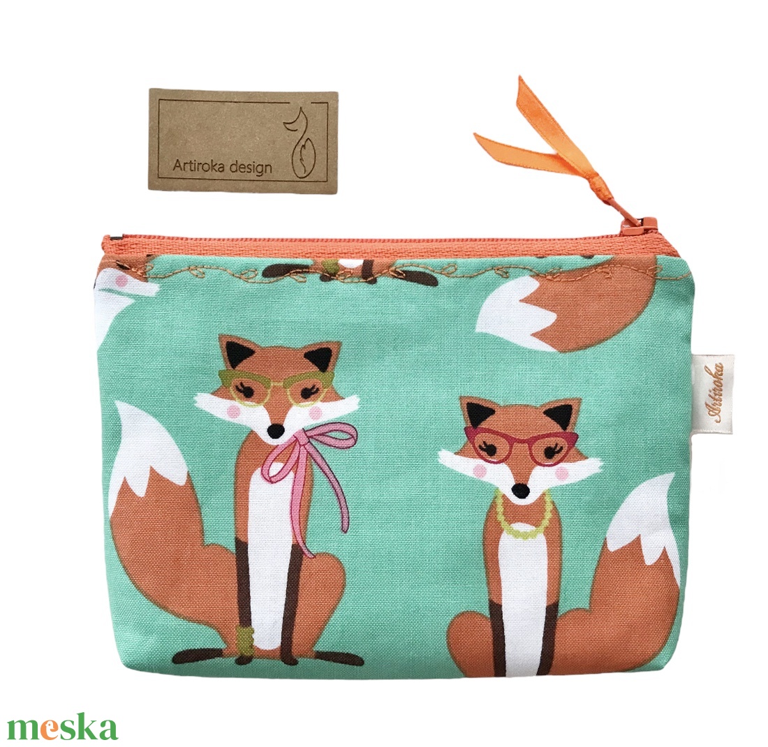 Róka Móka lányok - vidám menta színű irattartó pénztárca - Artiroka design - táska & tok - pénztárca & más tok - kártyatartó & irattartó - Meska.hu Róka Móka lányok - vidám menta színű irattartó pénztárca - Artiroka design - táska & tok - pénztárca & más tok - kártyatartó & irattartó - Meska.hu