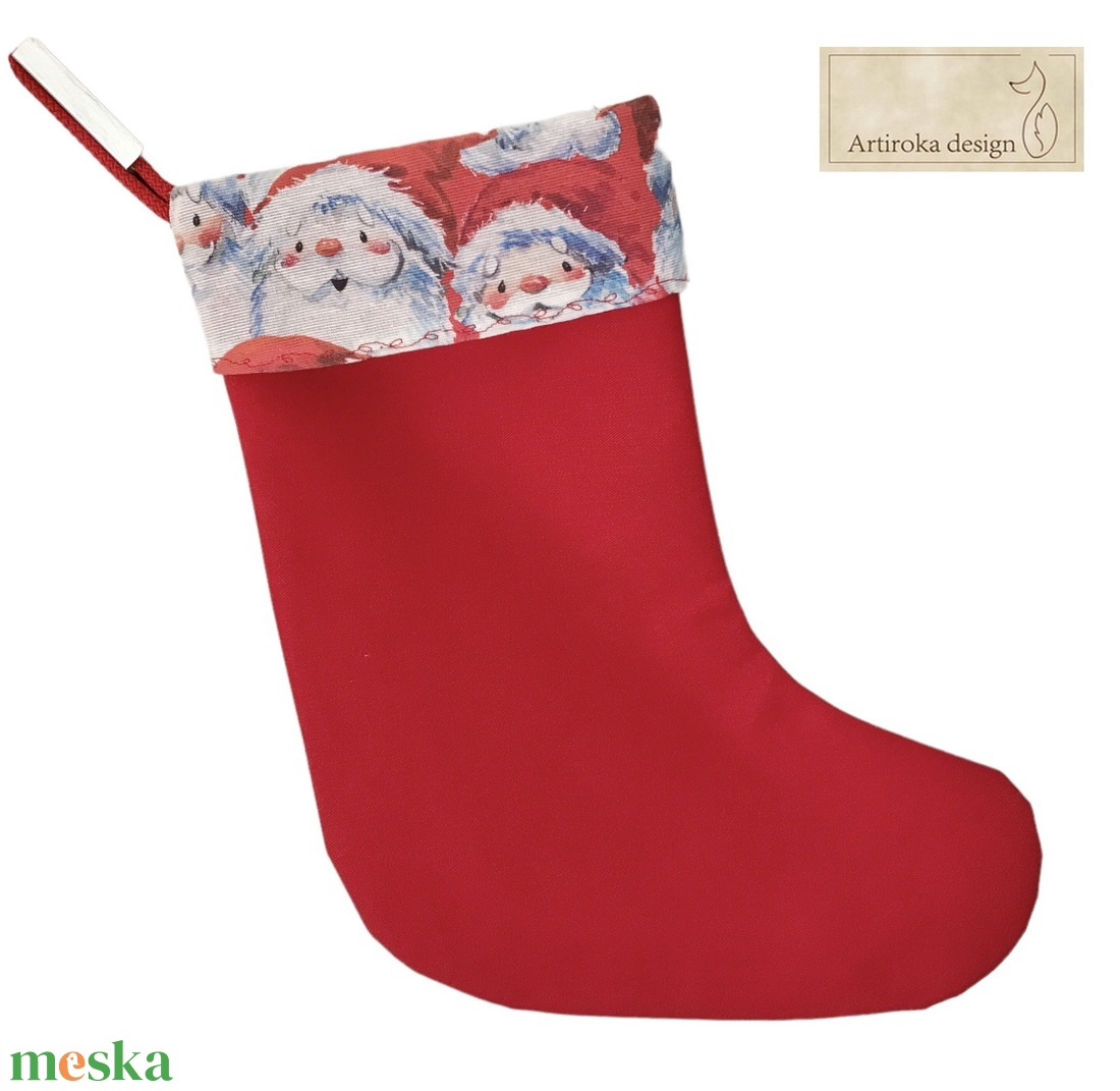 Mikulás csizma NAGY MÉRETBEN - ADVENTI ZSÁK - Artiroka design - karácsony - mikulás - mikulás zsák, zokni, csizma - Meska.hu Mikulás csizma NAGY MÉRETBEN - ADVENTI ZSÁK - Artiroka design - karácsony - mikulás - mikulás zsák, zokni, csizma - Meska.hu