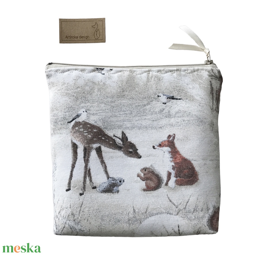 ERDEI RANDEVÚ - róka, őzike, nyuszi, mókus és cinege madár mintás uzsonna tasak - Artiroka design - táska & tok - uzsonna- & ebéd tartó - ebéd tasak, doboz - Meska.hu ERDEI RANDEVÚ - róka, őzike, nyuszi, mókus és cinege madár mintás uzsonna tasak - Artiroka design - táska & tok - uzsonna- & ebéd tartó - ebéd tasak, doboz - Meska.hu